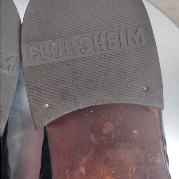 Fkorshiem Black Leather Loafers size 8.5 pre owned good condition main image 7